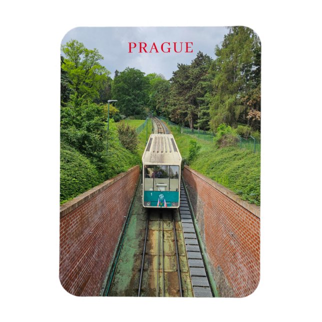 Kylskåp för pragisk funivvy magnet (Vertikal)