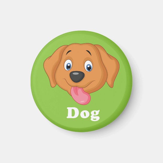 Kylskåp, hund, köksskåp magnet (Framsidan)