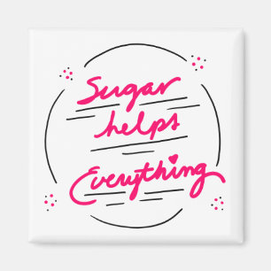 Kylskåp Magnet Sugar hjälper till att hålla all