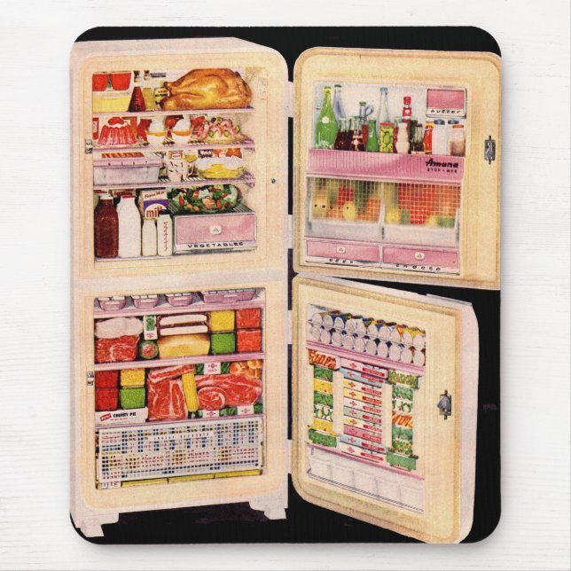 kylskåp med gott musmatta (Framsidan)