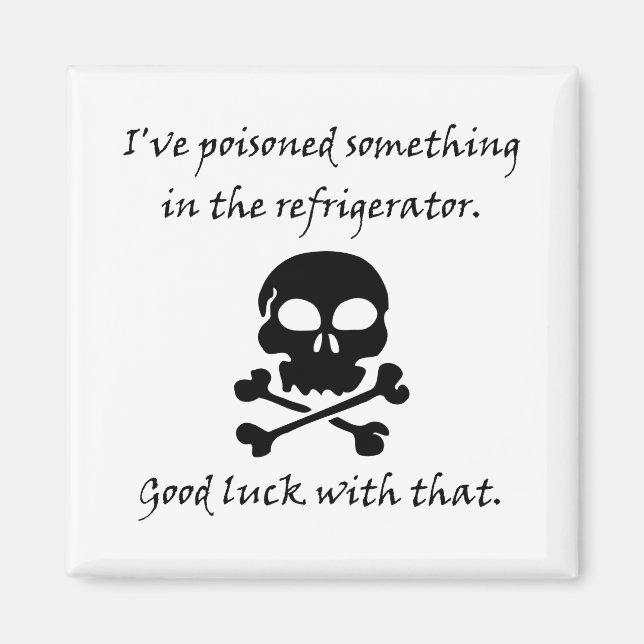 Kylskåp med nedsänkt kylskåp magnet (Framsidan)