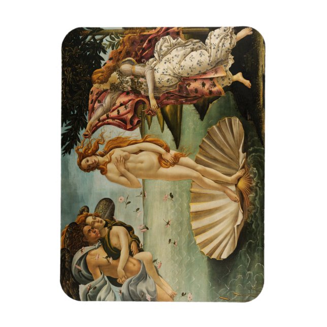 Kylskåp Venus Sandro Botticelli födelse Magnet (Vertikal)