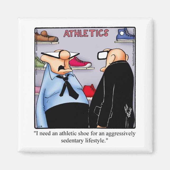 Kylskåpa i pension Humor Magnet (Framsidan)