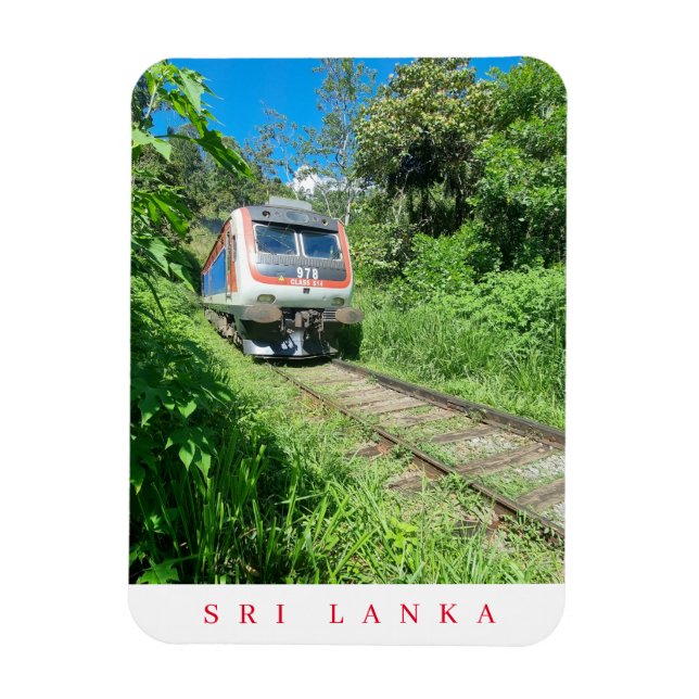 Kylskåpa i Sri Lanka tåg Magnet (Vertikal)