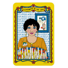 Kylskåpsmagnet Illuminerad Av Ljus_B_4x6 Magnet