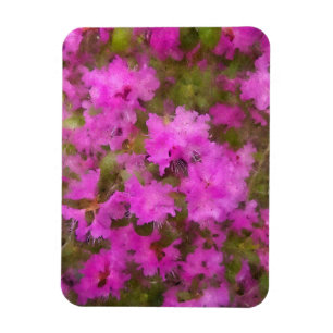 Kylskåpsmagnet - Lila Rhododendron Magnet