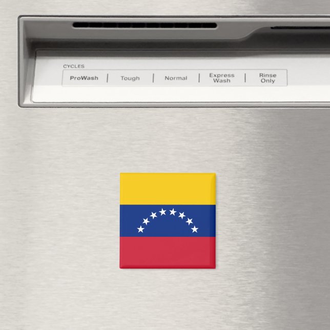 Kylskåpsmagnet med Venezuelas flagga (In Situ (Dishwasher))