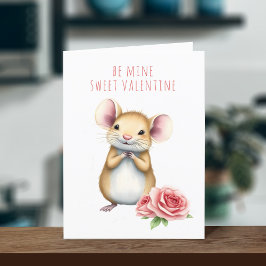 Kylt muskel - var mitt på alla hjärtans dagskort tack kort