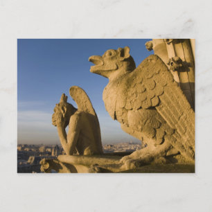 Kymär på fasaden av Notre Dame-katedralen, Vykort