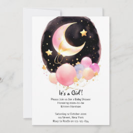 Kymnig kelestial Gathering: Baby Shower Inbjudningar