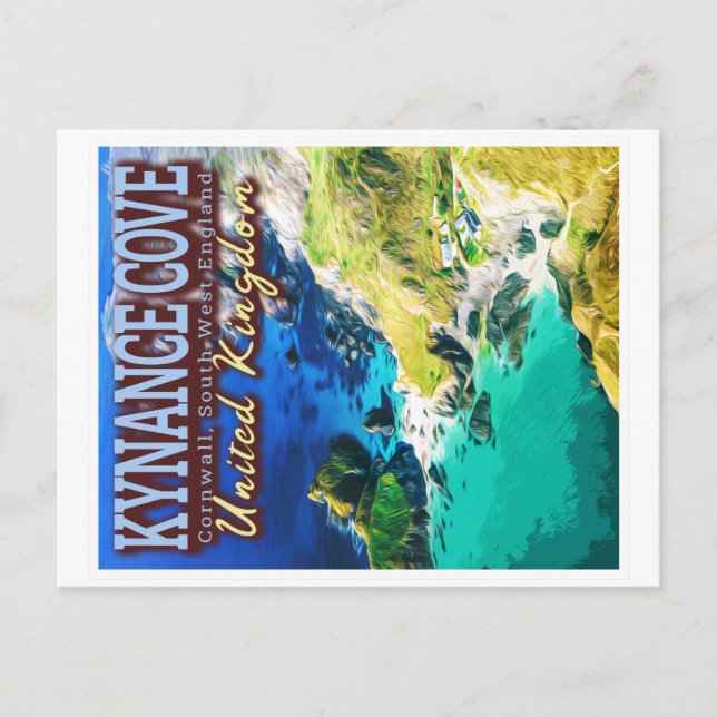 KYNANCE COVE - CORNWALL ENGLAND UK VYKORT (Framsida)