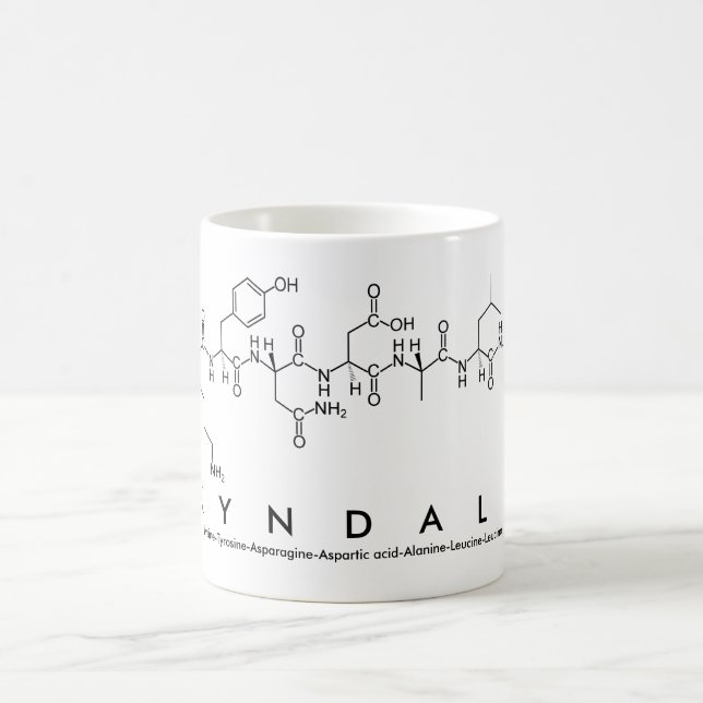Kyndall peptide namn mugg (Center)