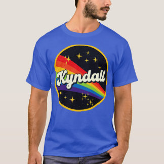 Kyndall Rainbow in Space Vintage Stil T Shirt