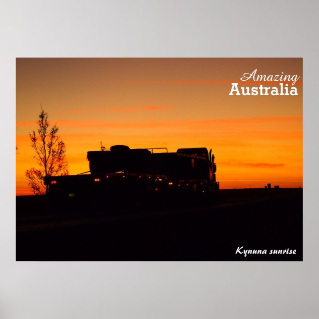 Kynuna sunrise poster (Framsidan)