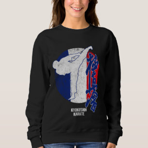 Kyokushin Frankrike Karate Fransk flagga Kyokushin T Shirt