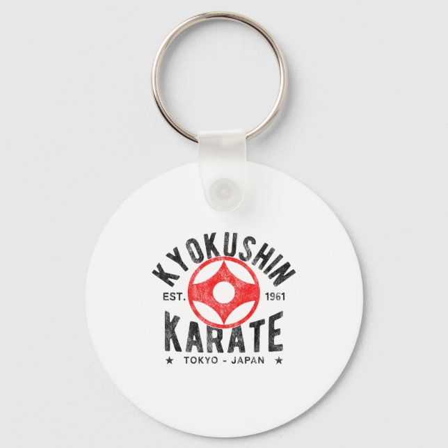 Kyokushin Karate Do Martial Arts Japan Tokyo Vinta Nyckelring (Framsida)
