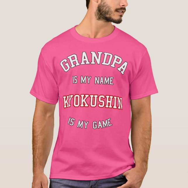 Kyokushin Karate Grandpa T Shirt (Framsida)