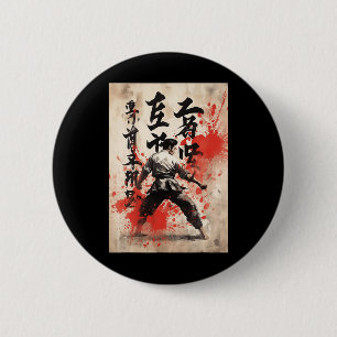 Kyokushin Karate Japansk Kalligrafi Kampsport Knapp