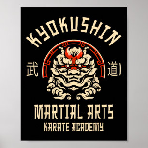 Kyokushin Karate Japanska Kampsport Poster