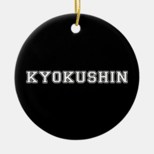 Kyokushin Karate Julgransprydnad Keramik