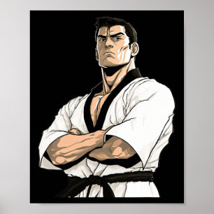 Kyokushin Karate Kämpe - Kampkonst  Poster