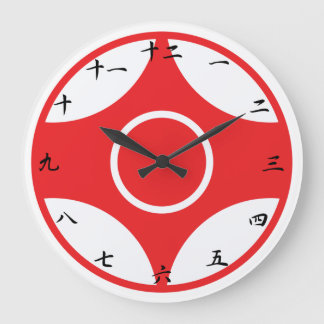 Kyokushin Karate Kanku Clock Stor Klocka
