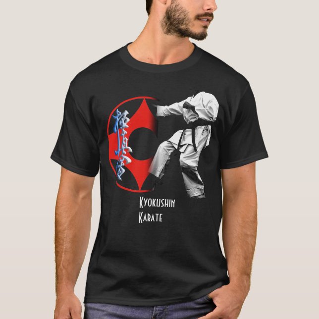Kyokushin Karate Kumite Hajime - Karate T-Shirt (Framsida)