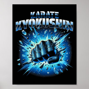 Kyokushin Karate Kyokushinkai Oyama Disciplin Res Poster