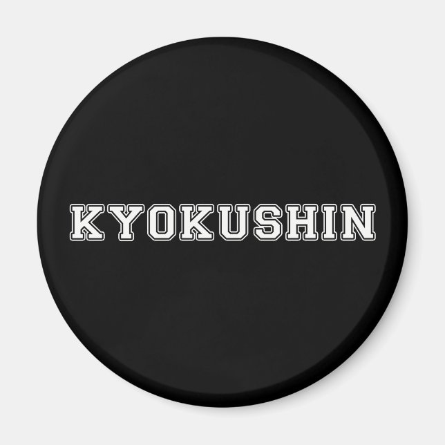 Kyokushin Karate Magnet (Framsidan)