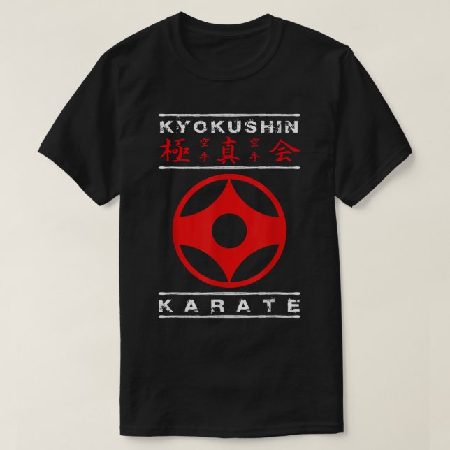 Kyokushin Karate Martial Arts T Shirt (Design framsida)