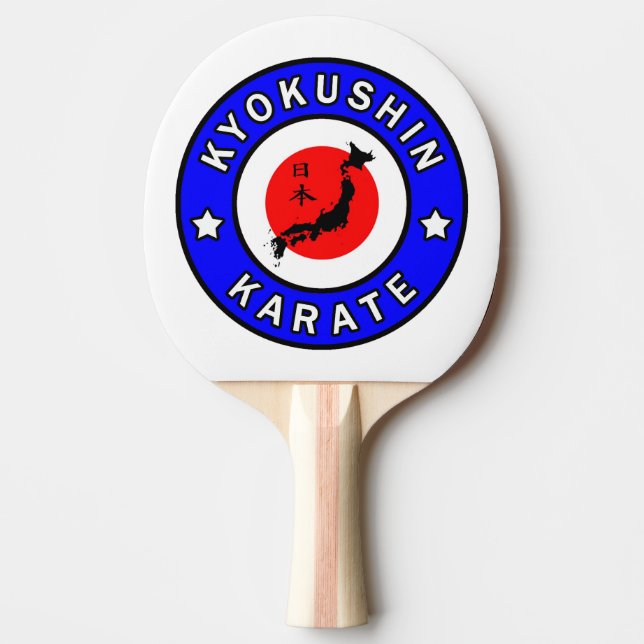 Kyokushin Karate Pingisracket (Framsidan)