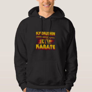 Kyokushin Karate Retro Design Classic och Strong! Hoodie