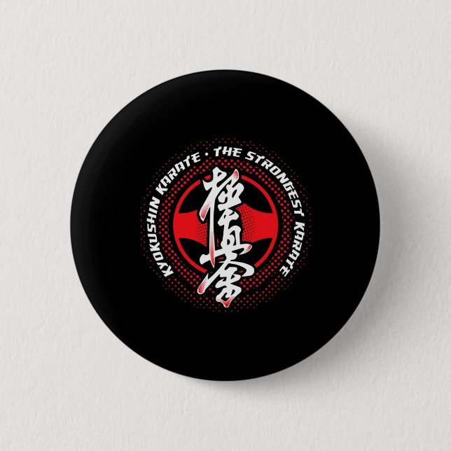 Kyokushin Karate Strongest  Knapp (Framsida)
