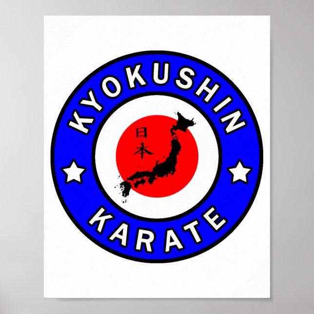 Kyokushin Karate T Shirt_2  Poster (Framsidan)