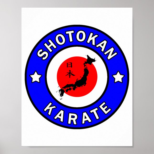 Kyokushin Karate T Shirt  Poster (Framsidan)