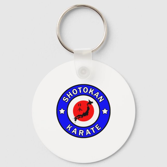 Kyokushin Karate T Tröja  Nyckelring (Framsida)