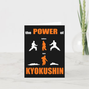 Kyokushin Proud Karate-designen för Kar Kort