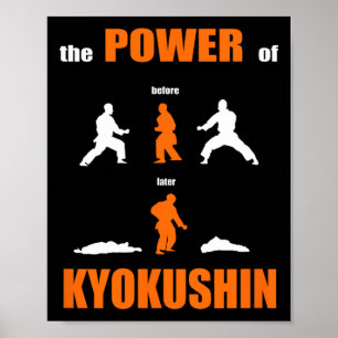 Kyokushin Proud Karate-designen för Kar Poster