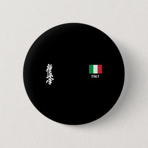 Kyokushinkai Karate Italien Dojo Träning Italiensk Knapp
