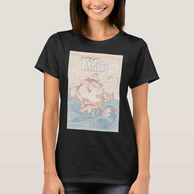 Kyoshi Ö Resemälsaffisch T Shirt (Framsida)
