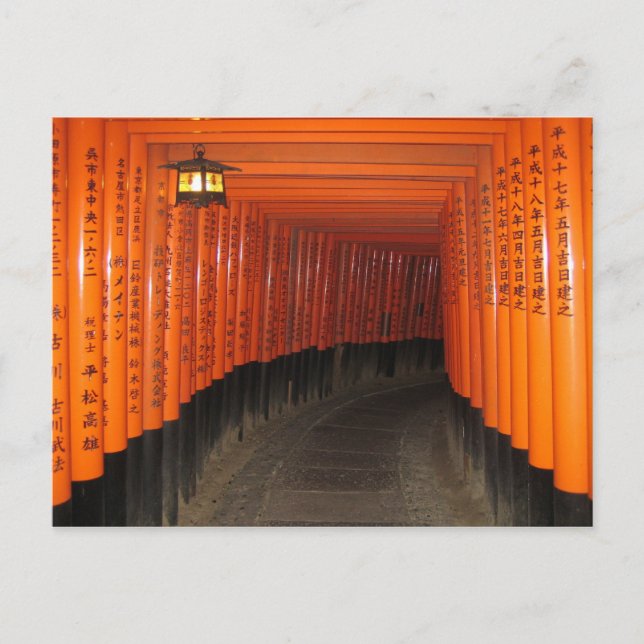 Kyoto 1000 tori vykort (Framsida)