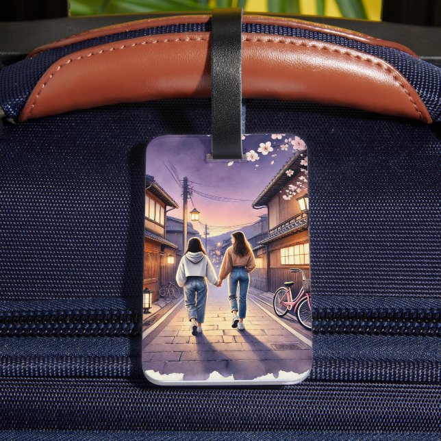 Kyoto Dusk Girlkompisar Bagagebricka (Baksida Insitu 4)