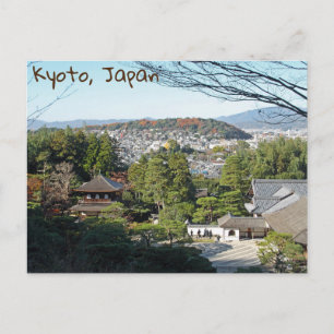 Kyoto & Ginkaku-ji temple, Japan Vykort