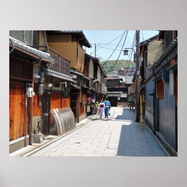 Kyoto Gion Poster (Framsidan)
