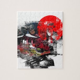 Kyoto Japan abstrakt Pussel