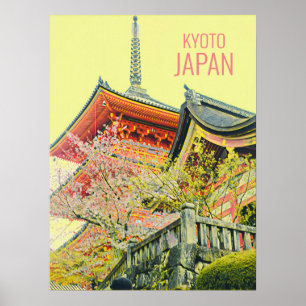 Kyoto Japan ger oss resetryck Poster