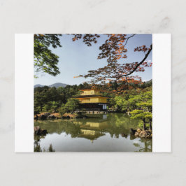 Kyoto Japan Goldentemple Temple Kinkaku-Ji Vykort