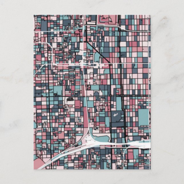 Kyoto Japan karta Vykort (Framsida)