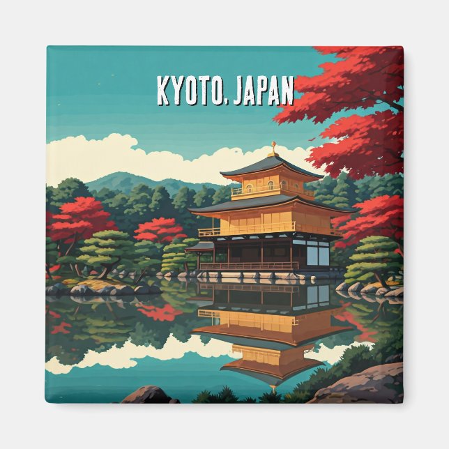 Kyoto Japan Magnet (Framsidan)
