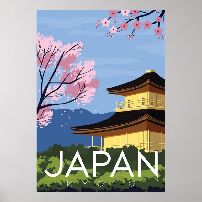 Kyoto Japan Poster (Framsidan)